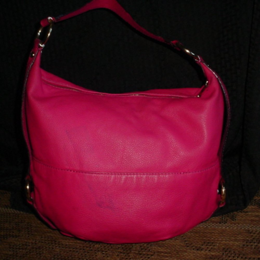 MICHEAL KORS Pink & Gold Hobo Shoulder Bag - Picture 3 of 12